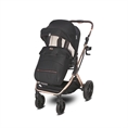 Passeggino GLORY 2in1+ADAPTERS con coprigambe BLACK Diamond